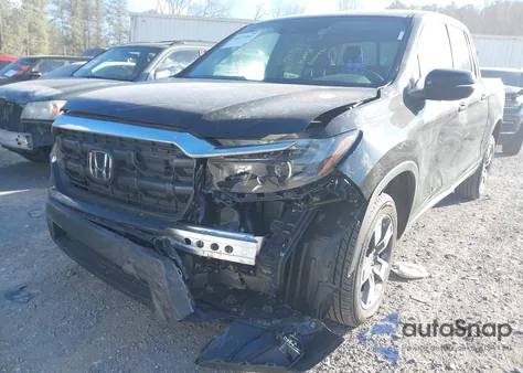 2025 Honda Ridgeline Rtl z USA, uszkodzony, nr VIN 5FPYK3F53SB043373